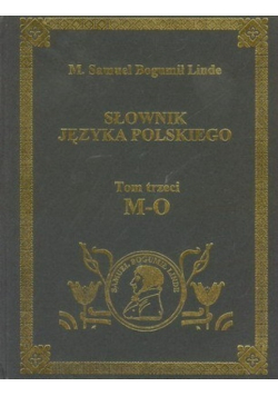 Słownik Języka polskiego Tom 3 Reprint 1857 r.