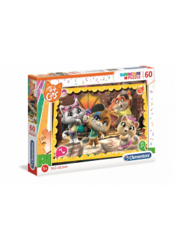 Puzzle 60 Super kolor 44 koty
