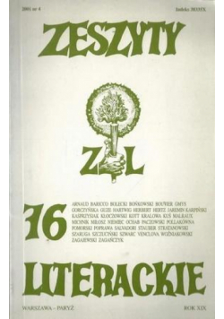 Zeszyty literackie 76 4/2001