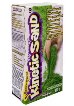 Kinetic Sand - neonowy piasek 680g - zielony
