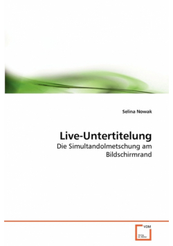 Live-Untertitelung