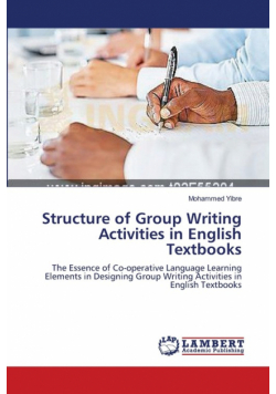 Structure of Group Writing Activities in English Textbooks