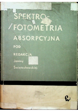 Spektrofotometria absorbcyjna