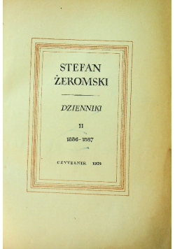 Dzienniki II 1886-1887