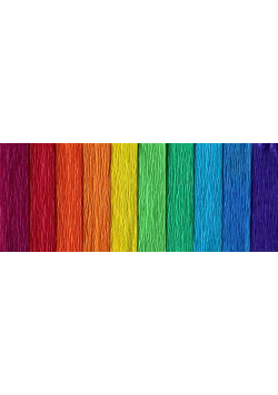 Bibuła marszczona MIX Spectrum (10szt)