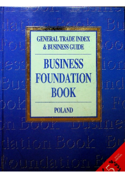 Business Foundation Book
