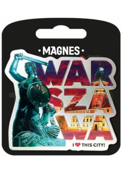 Magnes I love Poland Warszawa ILP-MAG-A-WAR-08