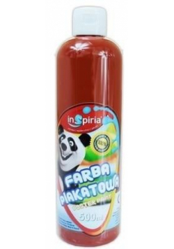 Farba plakatowa brązowa 500ml