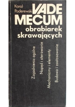 Vademecum obrabiarek skrawających