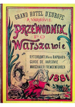Przewodnik po Warszawie reprint z 1881r