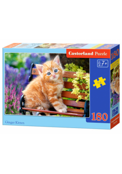 Puzzle Ginger Kitten 180