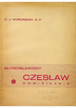 Błogosławiony Czesław Dominikanin 1947 r.