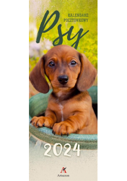 Kalendarz 2024 pocztówkowy Psy