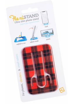 FlexiStand podstawka pod telefon - Red Tartan