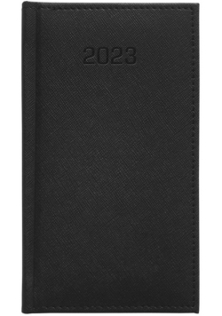 Kalendarz 2023 A6 Tygodniowy Cross czarny