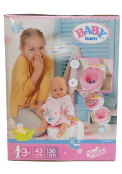 Baby born Bath Poo-Poo toilet 43cm