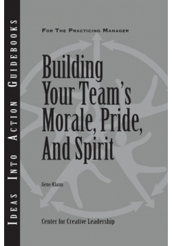 Building Your Team's Morale, Pride, and Spirit
