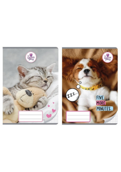 Zeszyt A5/32K kratka The Sweer Pets (10szt)