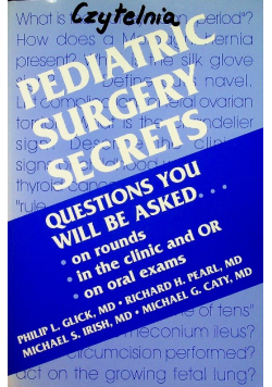 Pediatric Surgery Secrets