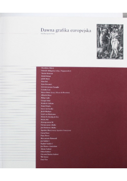 Dawna grafika europejska