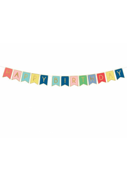 Girlanda Happy Birthday 15x175cm