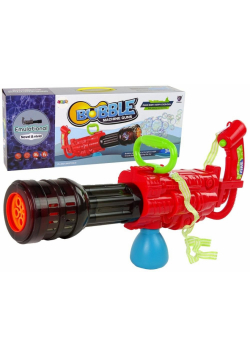 Pistolet do baniek mydlanych czerwony