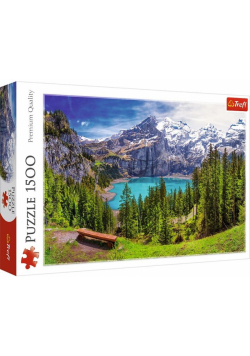 Puzzle 1500 Jezioro Oeschinen TREFL