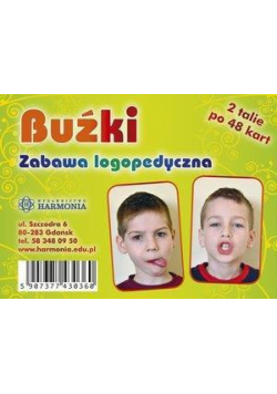 Buźki - zabawa logopedyczna