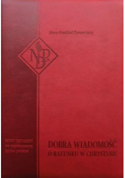 Nowy Testament NPD czerwona z paginatorami