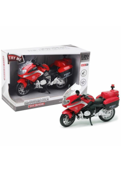 Motocykl ze światłem i dźwiękiem