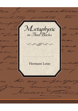 Metaphysic in Three Books