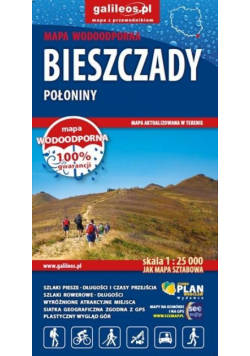 Mapa tur. - Bieszczady - Połoniny 1:25 000