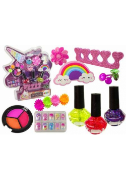 Zestaw do makijażu i zdobienia paznokci Jednorożec