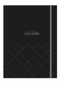 Teczka z gumką C4 kartonowa Colors mix (10szt)