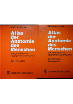 Atlas der Anatomie des Menschen tom I do III