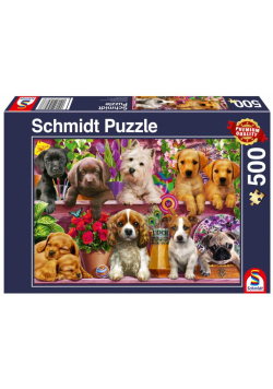 Puzzle PQ 500 Psy na półce G3