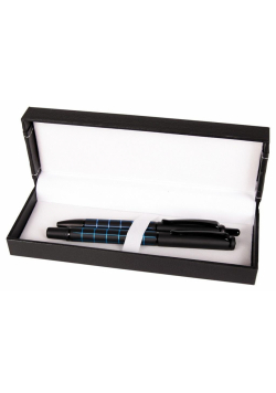 Pióro + długopis Dorian w etui 38 j. niebieski