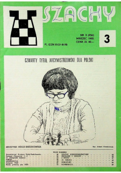 Szachy nr 3 / 1985