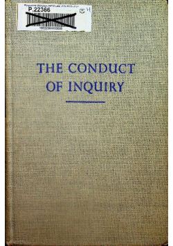 The conduct of inquiry