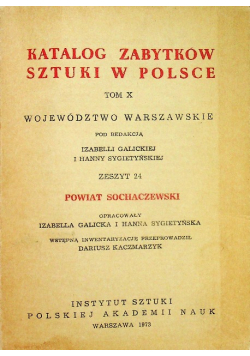 Katalog zabytków sztuki w Polsce tom X zeszyt 24