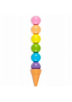 Kredka przekładana Tęczowe lody