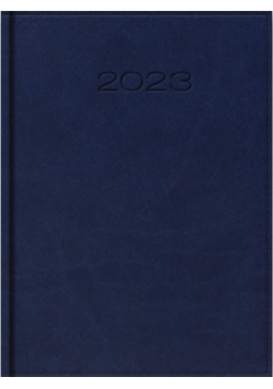 Kalendarz 2023 A5 dzienny vivella niebieski