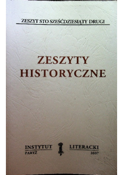 Zeszyty historyczne Zeszyt 162