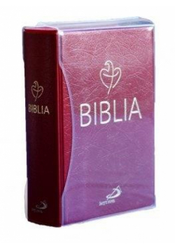 Biblia Tabor - bordowa PCV