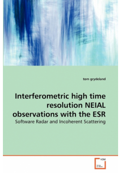 Interferometric high time resolution NEIAL observations with the ESR