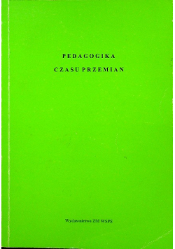 Pedagogika czasu przemian
