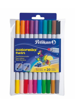 Pisaki Colorella Twin C304 10szt - 20 kolorów
