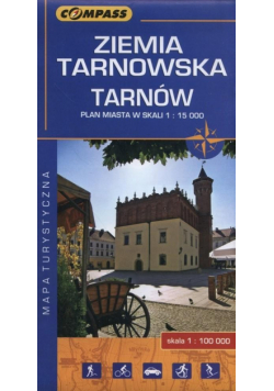 Ziemia Tarnowska Tarnów plan miasta 1:15 000