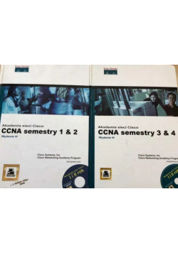 Akademia sieci Cisco CCNA semestry 1 & 2 i 3 & 4 z CD