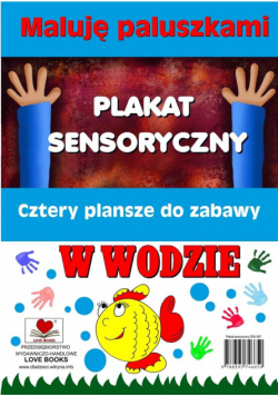 Plakaty sensoryczne. Maluję paluszkami. W wodzie
